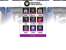 Tablet Screenshot of boulevardtires.net